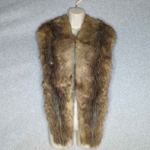 Vintage Wm. H. Miller & Co. Furs Genuine Coyote Stole Shawl Wrap Collar Detroit - Picture 1 of 5